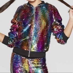 JoJo Siwa Sequin Bomber Jacket